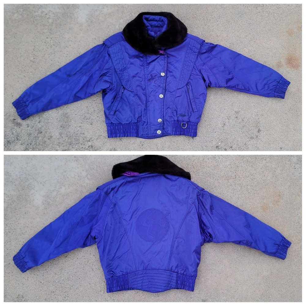 Vtg 80s Prima Ski Puffef Jacket